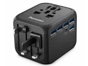 portronics universal travel adapter