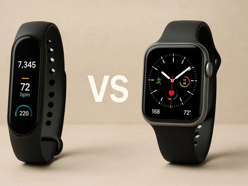 smartwatch vs fitness band