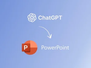 chatgpt to powerpoint: fastest ai presentation tool