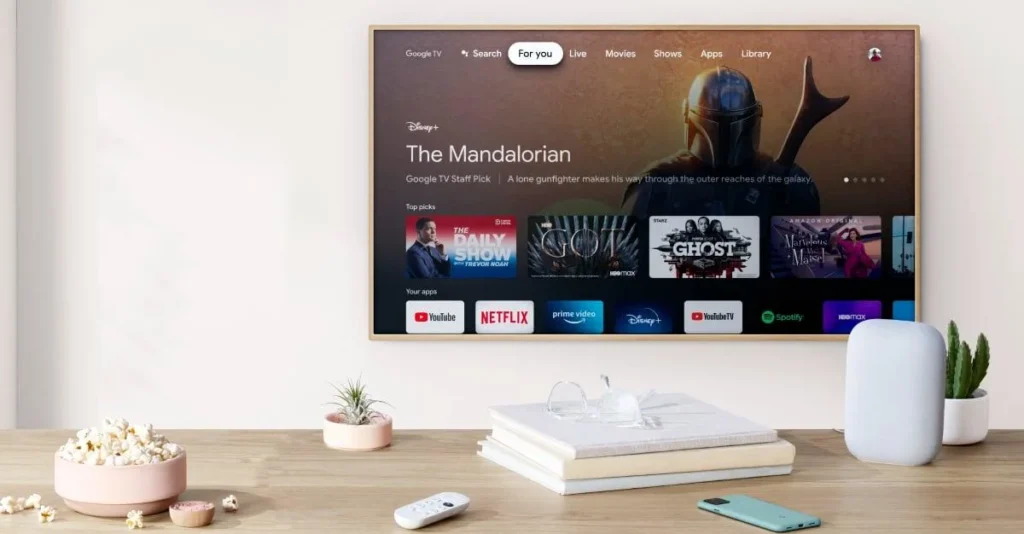 smart interface and google tv experience