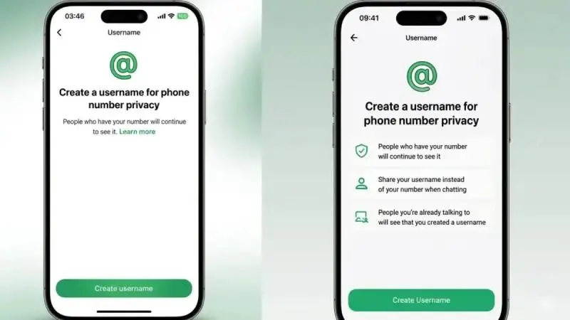 username feature