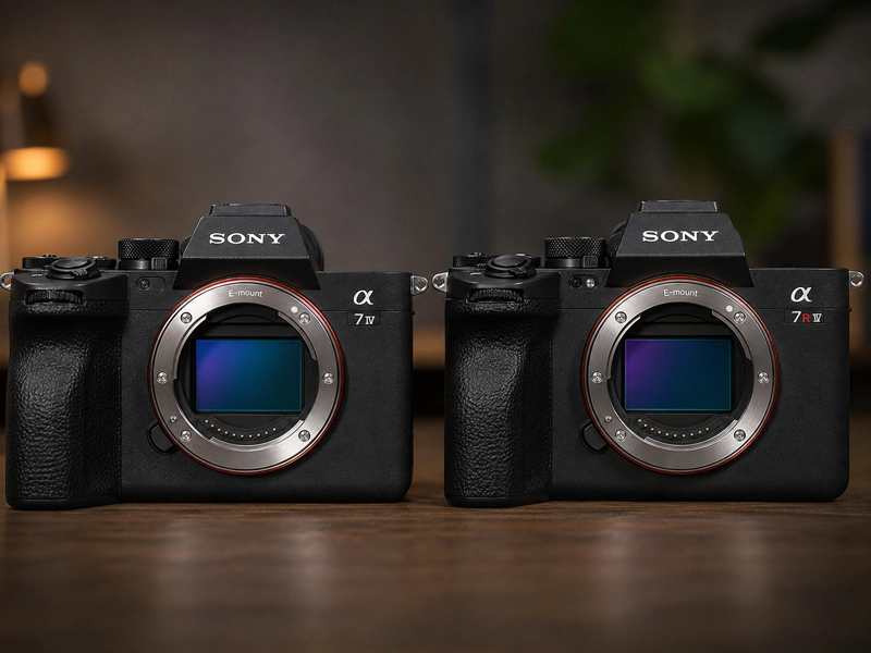 sony a7 iv vs a7r v camera